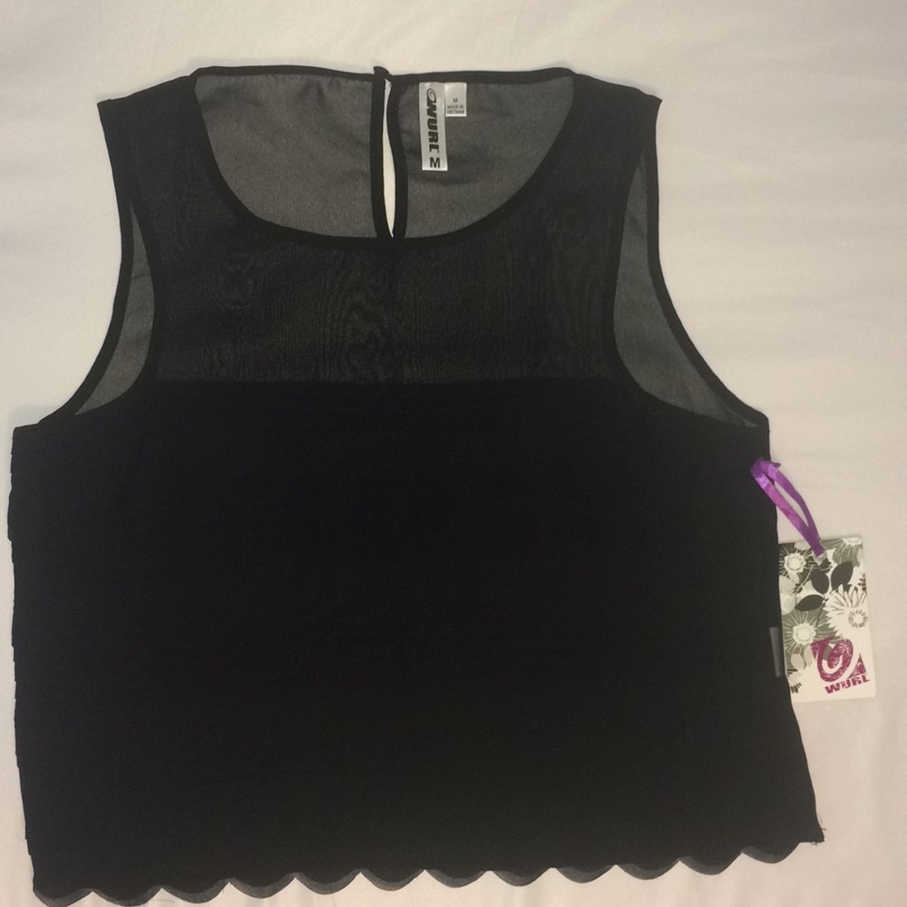Black Sleeveless Top